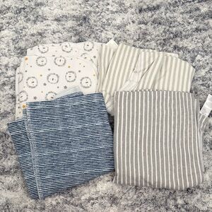 Striped and Patterned Baby Blankets
